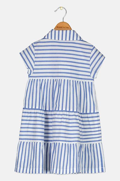 GAP Toddlers Girl Stripe Casual Dress, Multicolor