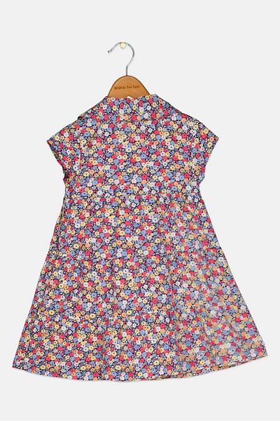 GAP Toddlers Girl Floral Print Casual Dress, Multicolor