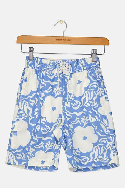 GAP Kids Boy Tropical Print Drawstring Short, Multicolor