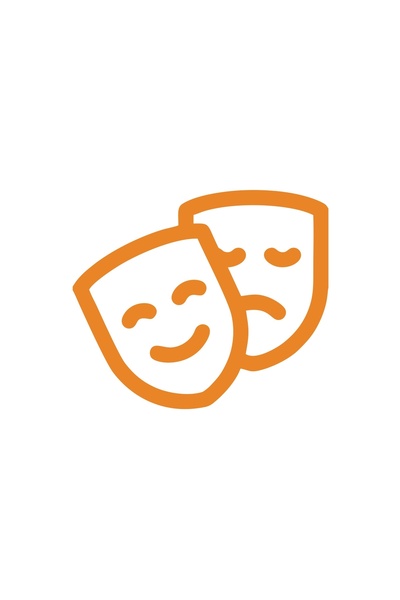 Reysa Tasarım ملصق سيارة Happy Face Sad Face مقاس 17 × 17 سم برتقالي