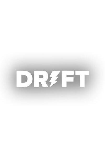 Reysa Tasarım ملصق سيارة دريفت مقاس 17×17 سم باللون الأبيض