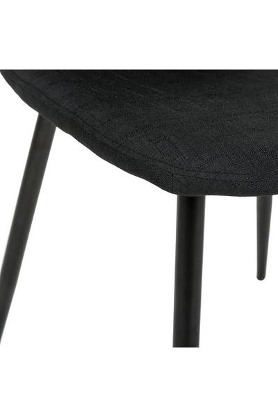 Generic atmosphera Tyka Sturdy Legs Comfortable Backrest Dining Chair Black 131255C