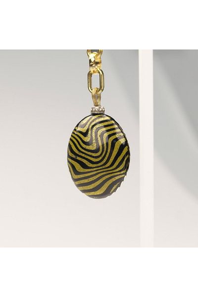 Skygo Beach Model Oltu Stone Keychain