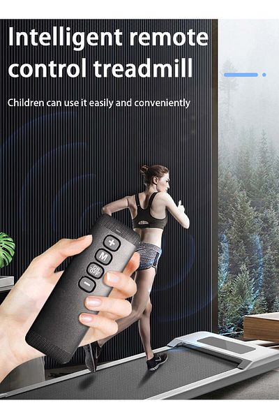 EqiEch Ultra-Quiet Treadmill, Adjustable Speed, Bluetooth, LED Display, Remote, 3.0HP, 10KM/h