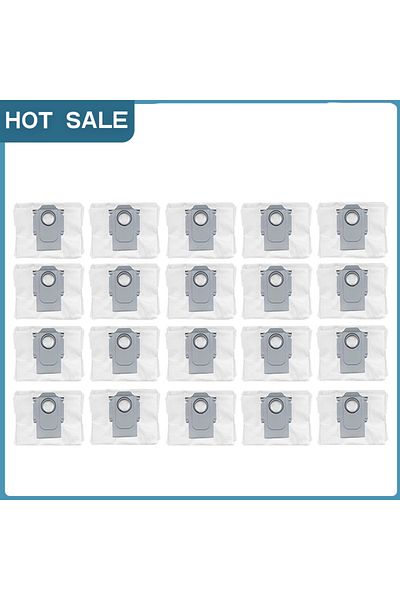 Choice 20PCS Bag Dust Bag Replacement for Roborock S8+ / S8 Pro Ultra / S7 MaxV Ultra / S7 Pro Ultra / Q7+