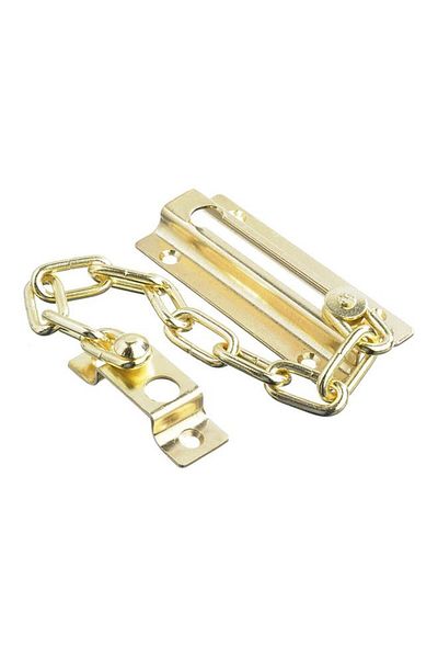 Generic ACE Door Chain Bright Brass 3-3/8inch