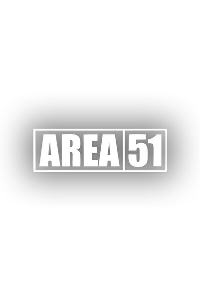 Reysa Tasarım 51. ملصق سيارة من المنطقة مقاس 17x17 سم باللون الأبيض