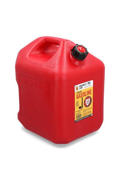 Generic Midwest Auto Shutoff Gas Can Red 5 Gal 5610