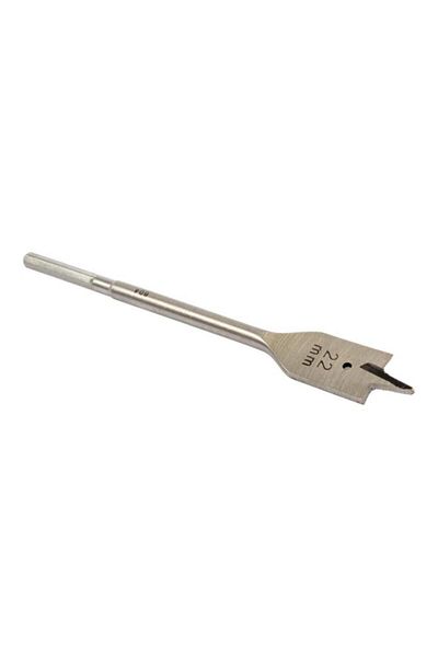 Generic مثقاب مجرفة مسطح الرأس من الفولاذ المقسّى من بوش، فضي، 22 × 160 مم، JE2 609 255 267