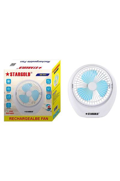 Generic STARGOLD 20W 2-Speed Table Fan with ABS Body and PP Blades – Compact and Quiet