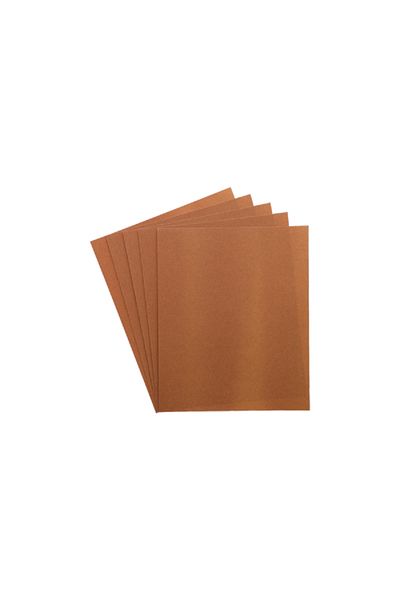 ACE 5-Piece Super Fine Aluminium Oxide Bare Wood Sandpaper Brown 9 x 11inch