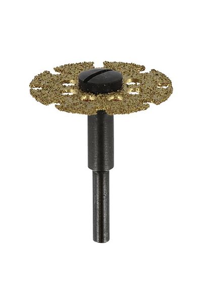Generic عجلة القطع والتشكيل من DREMEL مع طلاء كربيد لقطع الخشب والصفائح باللونين البني والأسود