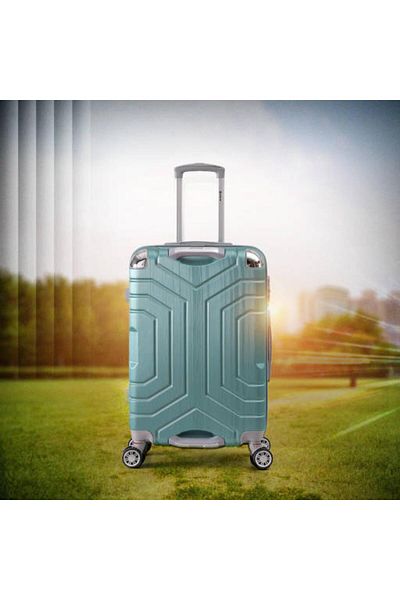 Generic مجموعة حقائب سفر STARGOLD ABS مكونة من 3 قطع مع قفل رقمي وعجلات دوارة 360 درجة وتصميم قابل للتمدد ومتين