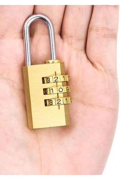 Other Resettable Combination Lock with 3-Digit Password (55 × 21 × 10 mm)