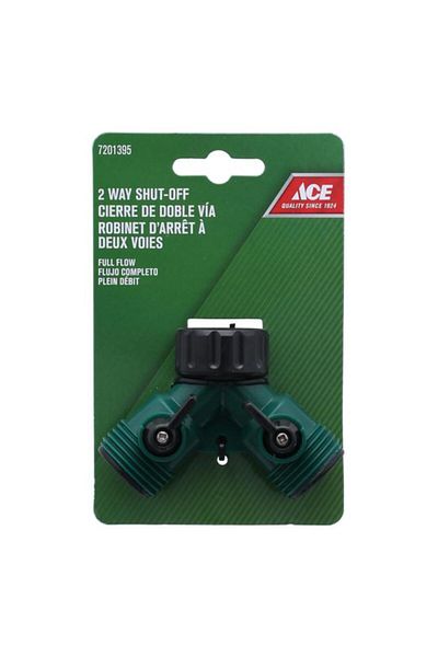 Generic ACE Plastic Y Connector Green and Black
