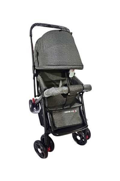 rexa Folding Baby Stroller with Stroller and Serum, Fun Four Wheels Shock
