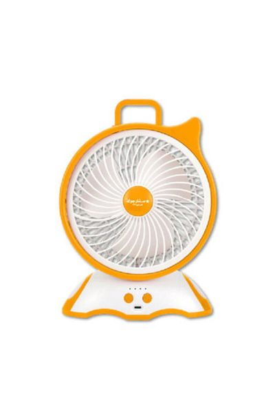 Generic STARGOLD 7 Inch Rechargeable Fan with LED Light, USB Charging and 3 Speed Control