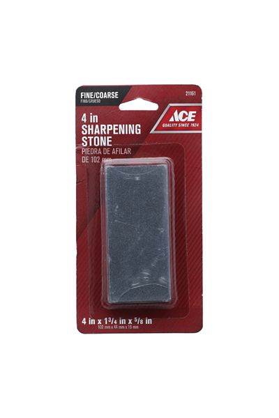 ACE Fine/Coarse Durable Silicon Carbide Sharpening Stone Grey 4inch