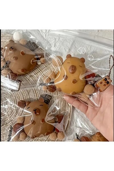 Umut Capybara squishy oyuncak taba sukuşi kapibara Sıkma Oyuncağı, Uzayan Stres Topu