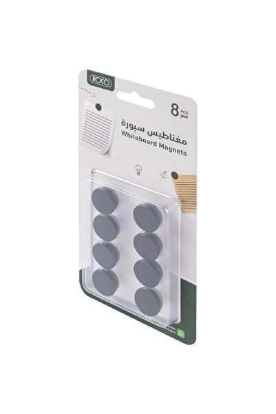 Roco إشارة مغناطيسية - دائرية، 2 سم، أسود