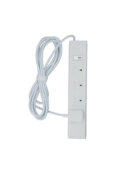 Generic AL FANAR Universal Extension Cord White 13A