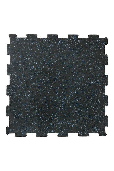 Generic CSP 4-Piece UV Rays Resistant Anti Slip Good Traction Interlocking Rubber Square Mats Set Black