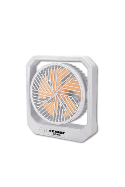 Generic STARGOLD Rechargeable 3 Speed Fan with 2000mAh Battery & USB-C for Home, Office & Travel
