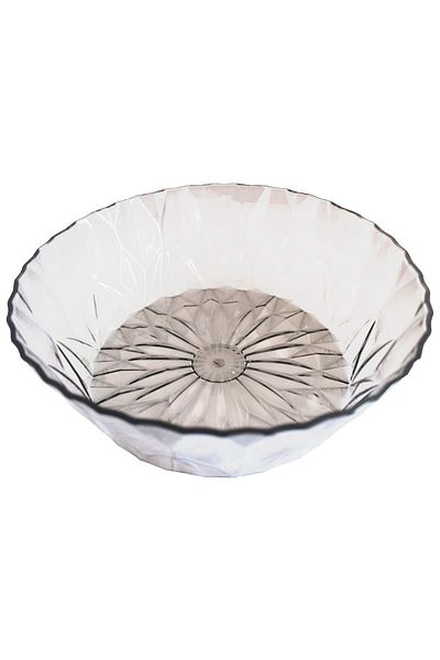 PUFO Bol elegant pentru prăjituri, produse de patiserie, fructe, aperitive, 22 cm, afumat