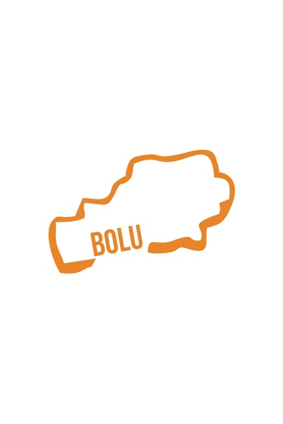 Reysa Tasarım ملصق سيارة بولو هارايت مقاس 17x17 سم برتقالي