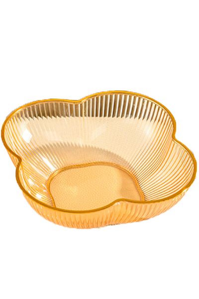 PUFO Elegant Pufo Gentle bowl for serving hazelnuts, pistachios, candies, fruits, snacks, 15 cm, yellow