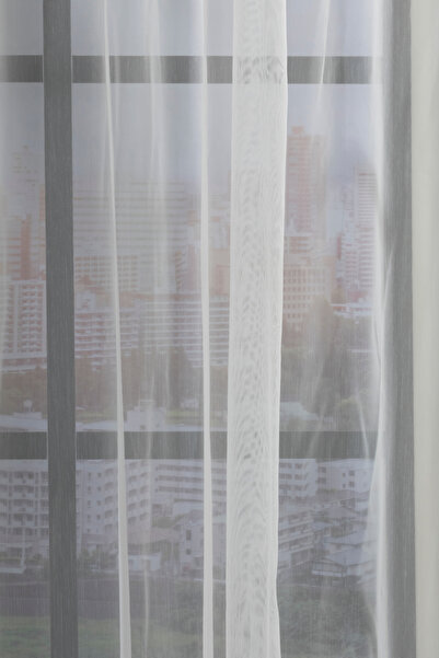 Premier Home Cosmos Tulle Curtain 300X260 Off White
