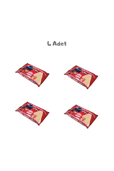 Miraculous Riverz Wafer Strawberry Miraculous 40 Gr. 4 Adet