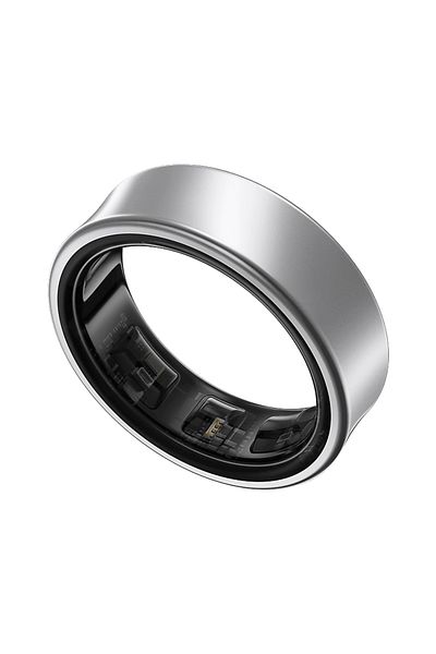 Samsung Galaxy Smart Ring Silver Titanium Ring Size 9, 18.9 mm