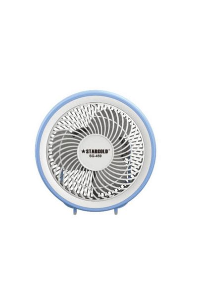 Generic STARGOLD 6 Inch Rechargeable USB Mini Fan with LED Light – Blue