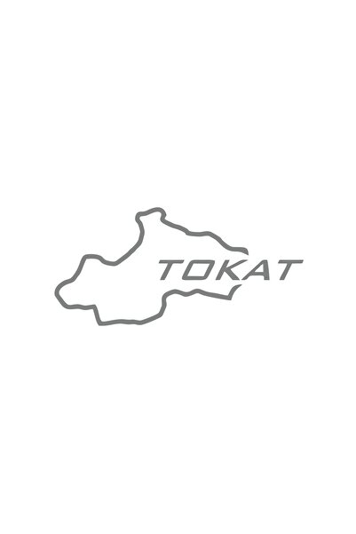 Reysa Tasarım ملصق سيارة توكات هارايت مقاس 17x17 سم رمادي