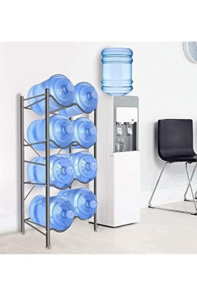 Generic Water Bottle Storage Stand 4 Tier, Water Bottle Holder 8 Bottles of 5 Gallons Heavy Duty Water Jug R