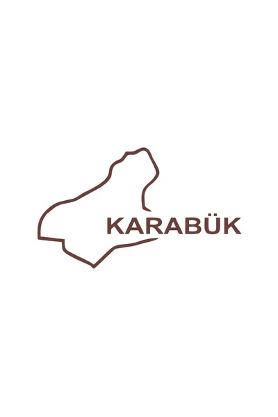 Reysa Tasarım Karabük Map Car Sticker 17X17 cm Brown
