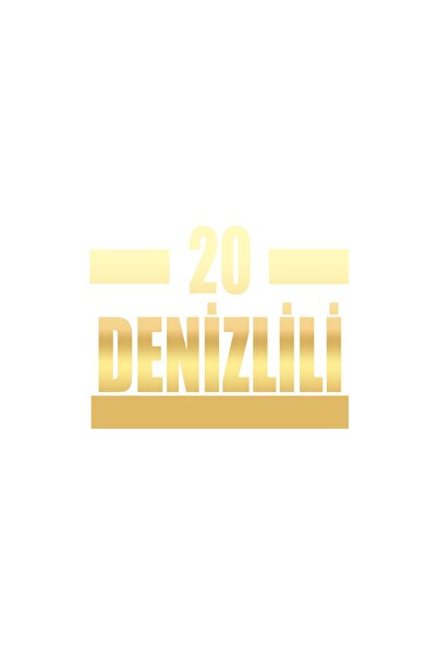 Reysa Tasarım 20 ملصق سيارة مارين 17x17 سم ذهبي