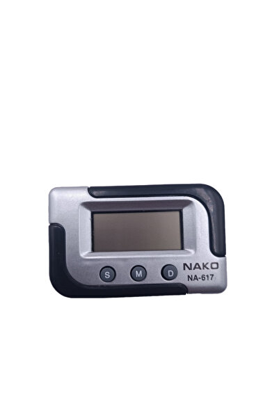 dalimag Ceas Electronic Pentru Masina, Banda Lipit, 7 cm, Negru/Gri