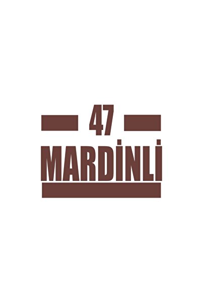 Reysa Tasarım 47 Mardinli Car Sticker 17X17 cm Brown