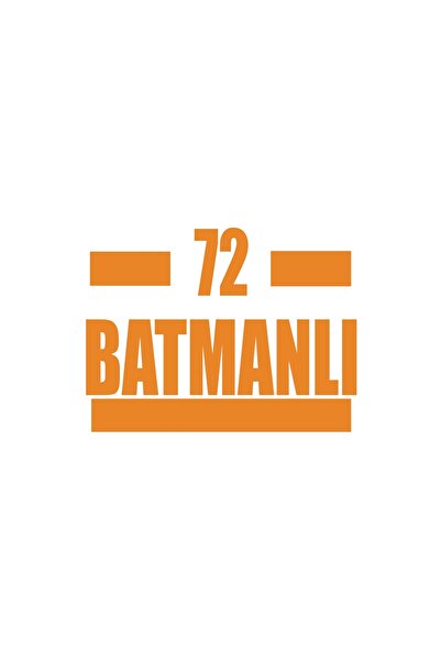 Reysa Tasarım 72 Batman Car Sticker 17X17 cm Orange