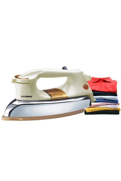 Generic STARGOLD Heavyweight Automatic Iron with Ceramic Soleplate and Auto Shut-Off, 1200W