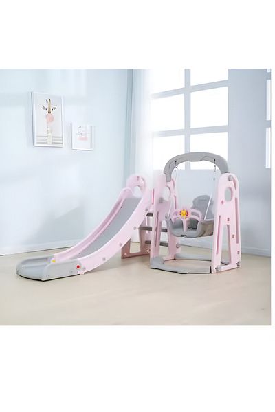 rexa Kids Plastic Slide Swing Baby Play Yard Indoor Plastic Toys Slide