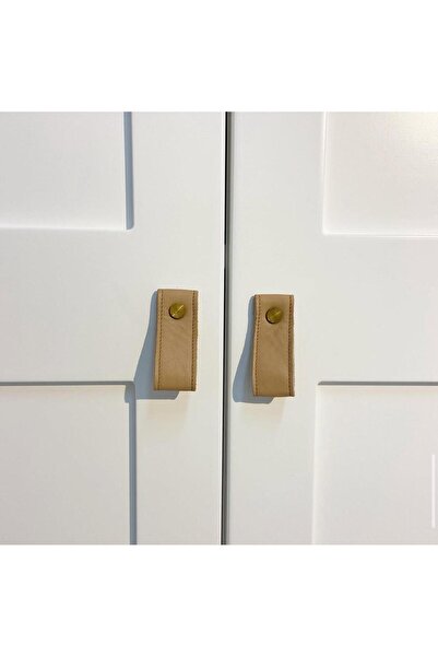 SARTE Orijinal Deri Dolap Kulp Seti (2 Adet)