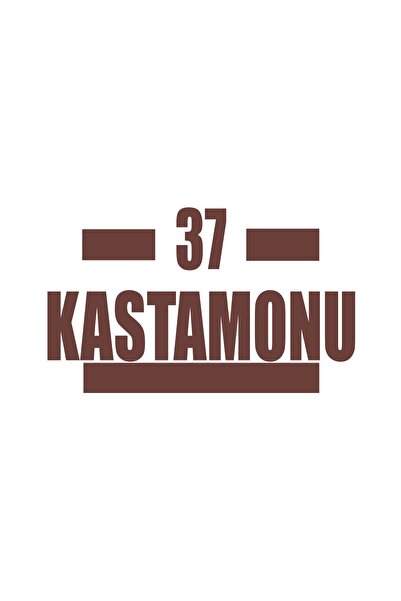 Reysa Tasarım 37 Kastamonu Car Sticker 17X17 cm Brown