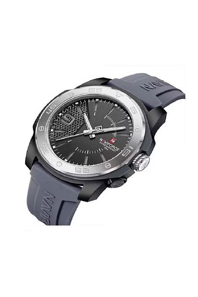 Naviforce Men Watch B Blue Black 45mm Gray