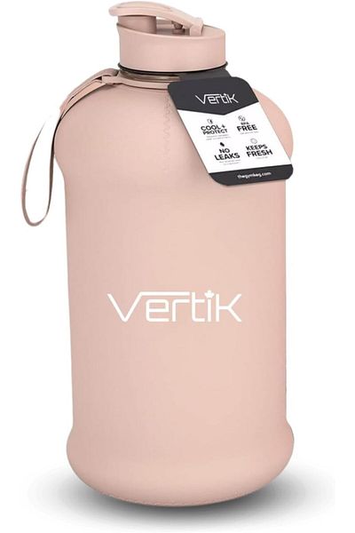 Generic VERTIK Sports Water Bottle (2.2 Liter) | Half Gallon | Hydro Flask, Large Reusable Bottles | Eco-Fri