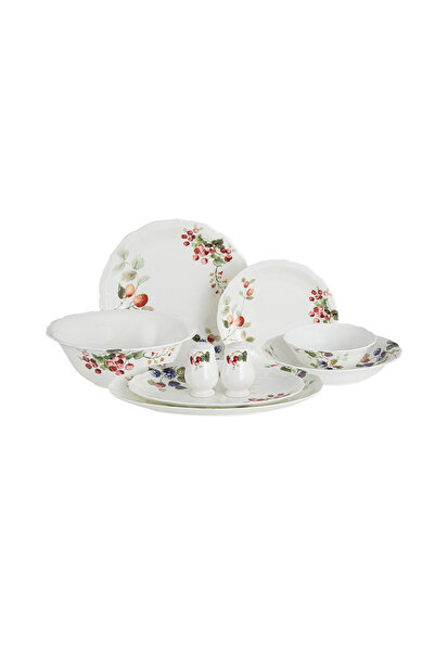 Madame Coco Bernal 12 Kişilik 56 Parça Yemek Takımı - Renkli