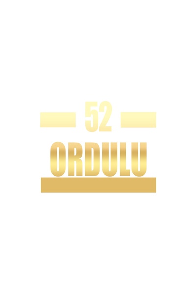Reysa Tasarım 52 Army Car Sticker 17X17 cm Gold
