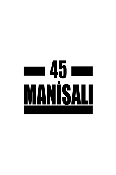 Reysa Tasarım 45 Manisalı Car Sticker 17X17 cm Black